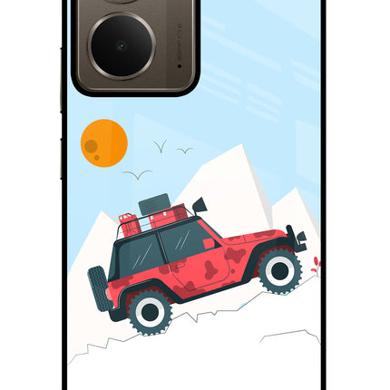 Mountain Trail Beast Realme P3 Glass Case