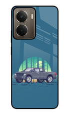 Retro Garage Vibe Realme P3 Glass Case