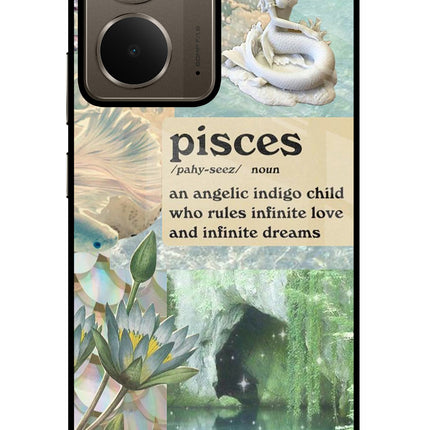 Pisces Zodiac Realme P3 Glass Case
