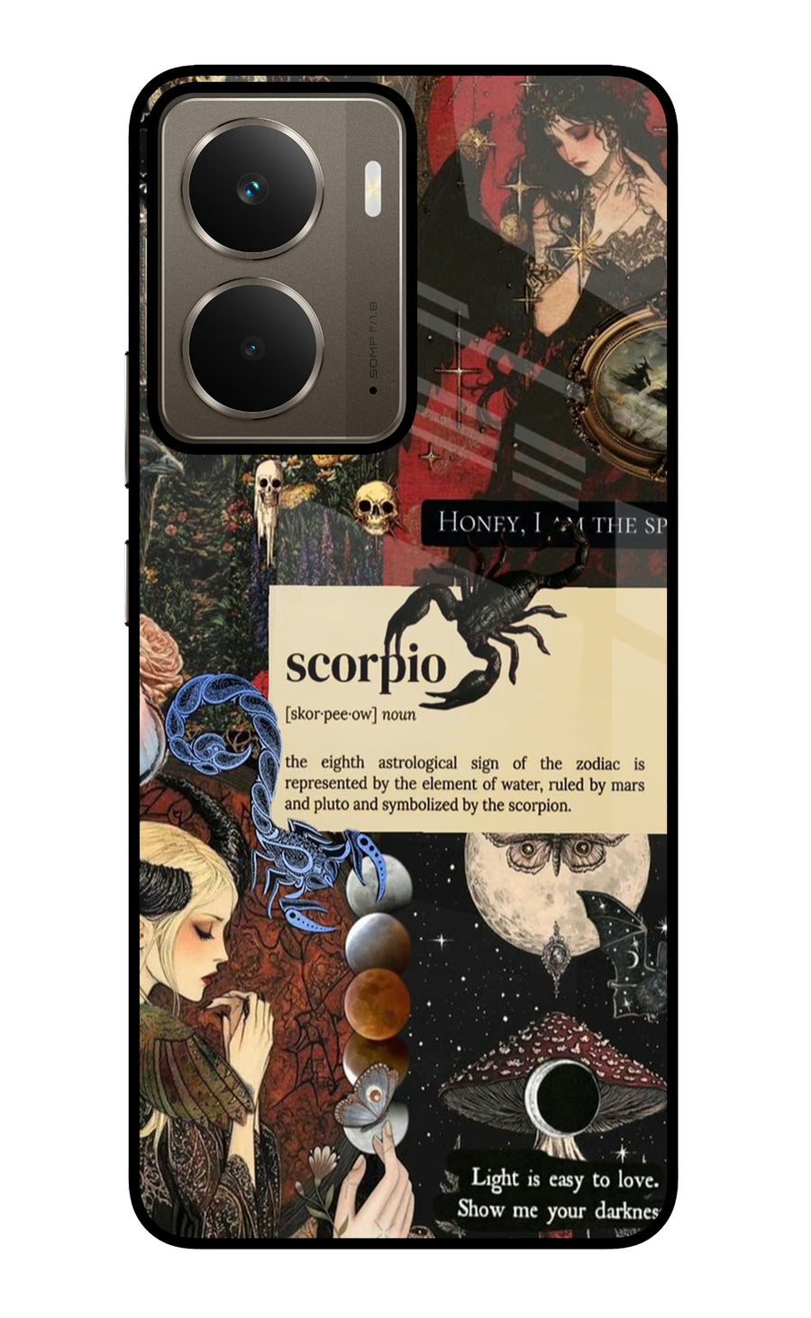 Scorpio Zodiac Realme P3 Back Cover, Glass case