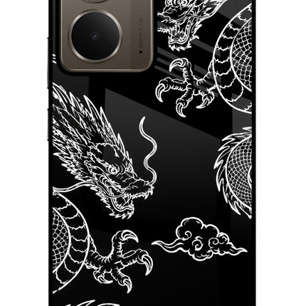 Twin Dragons Realme P3 Glass Case