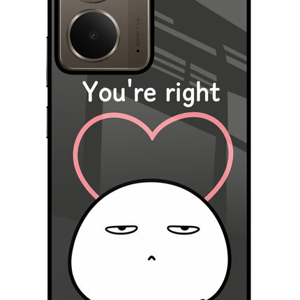 You're Right Realme P3 Glass Case