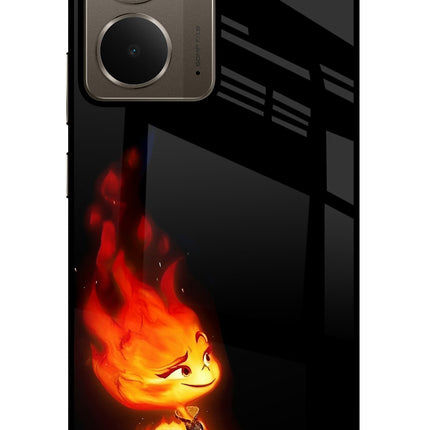 Ember Flame Realme P3 Glass Case