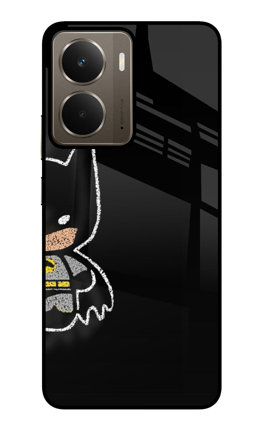 Bat Kitty Realme P3 Back Cover, Glass case