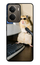 Hacker Hamster Realme P3 Glass Case Back Cover by Casekaro