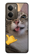 Silly Cat Call Realme P3 Glass Case