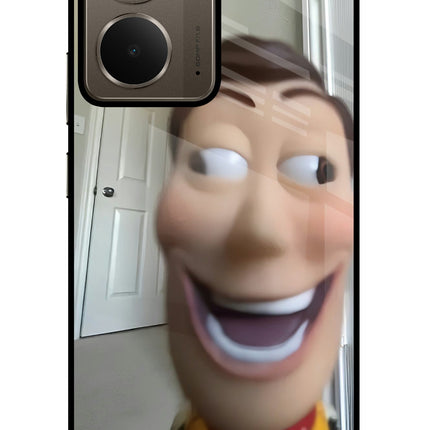 Side Eye Woody Realme P3 Glass Case