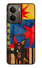 Pop Cat Realme P3 Glass Case