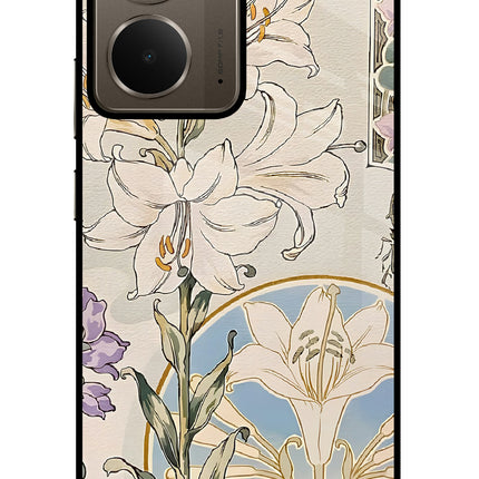 White Lily Realme P3 Glass Case