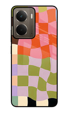 Wavy Grid Realme P3 Glass Case