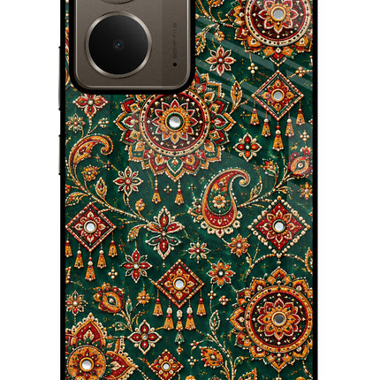 Green Pataka Realme P3 Glass Case