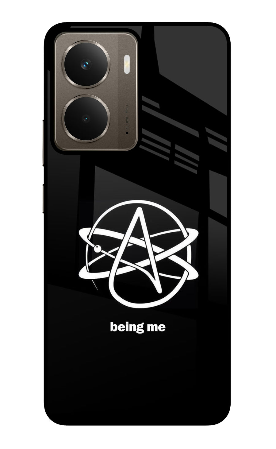 Atheist Symbol Realme P3 Back Cover, Glass case