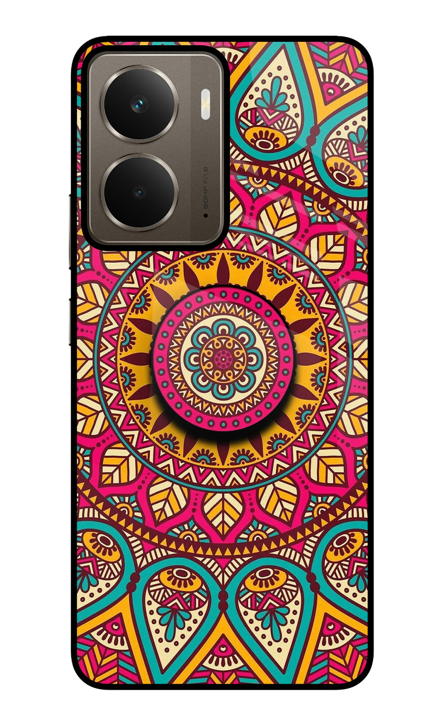 Mandala Realme P3 Pop Case, Glass case