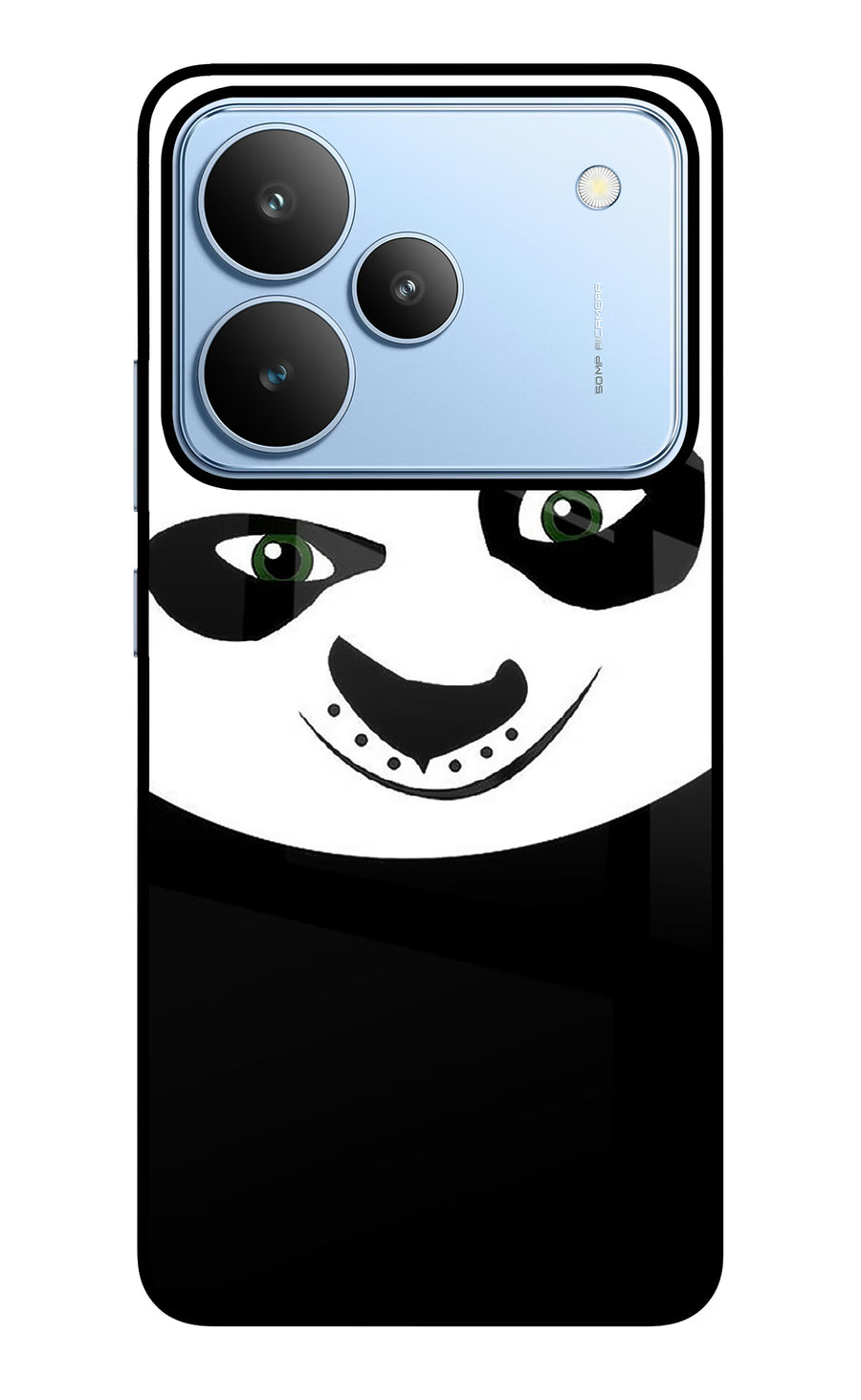 Panda Realme P4 Back Cover, Glass case