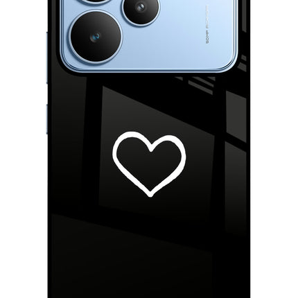Heart Realme P4 Glass Case