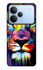 Lion Realme P4 Glass Case