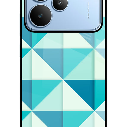 Abstract Realme P4 Glass Case