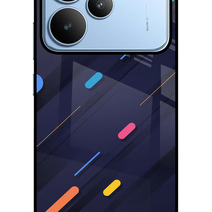 Abstract Design Realme P4 Glass Case