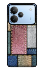 Multicolor Jeans Realme P4 Glass Case