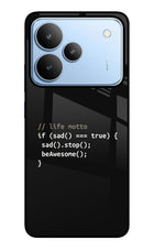 Life Motto Code Realme P4 Glass Case