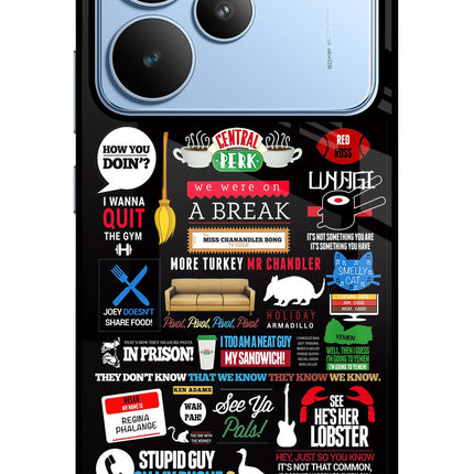 FRIENDS Realme P4 Glass Case