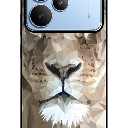 Lion Art Realme P4 Glass Case