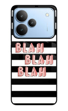 Blah Blah Blah Realme P4 Glass Case