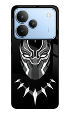 Black Panther Realme P4 Glass Case