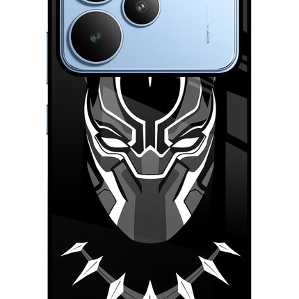 Black Panther Realme P4 Glass Case Back Cover by Casekaro