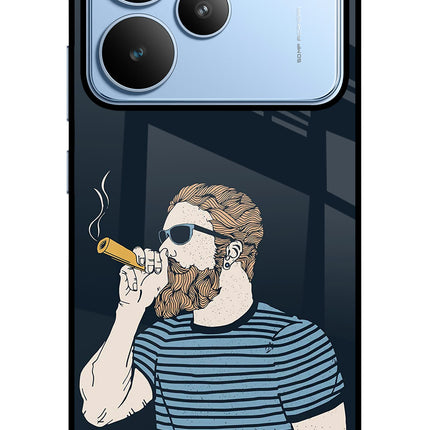 Smoking Realme P4 Glass Case