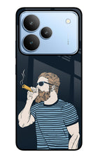 Smoking Realme P4 Glass Case