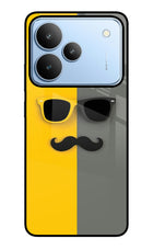 Sunglasses with Mustache Realme P4 Glass Case