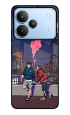Chilling Couple Realme P4 Glass Case