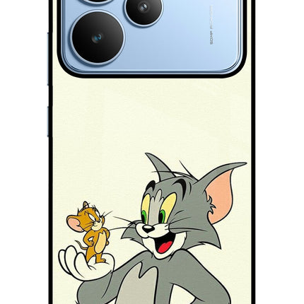 Tom & Jerry Realme P4 Glass Case
