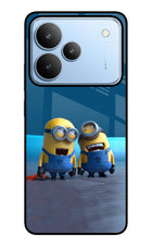 Minion Laughing Realme P4 Glass Case