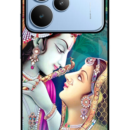 Lord Radha Krishna Realme P4 Glass Case