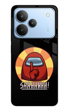 Among Us Shhh! Realme P4 Glass Case