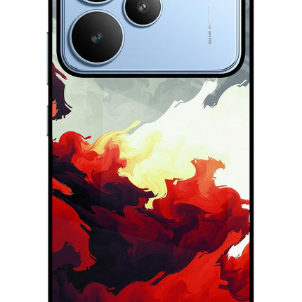 Fire Cloud Realme P4 Glass Case
