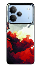 Fire Cloud Realme P4 Glass Case