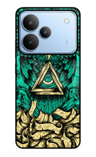 Green Owl Realme P4 Glass Case