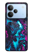 Abstract Realme P4 Glass Case