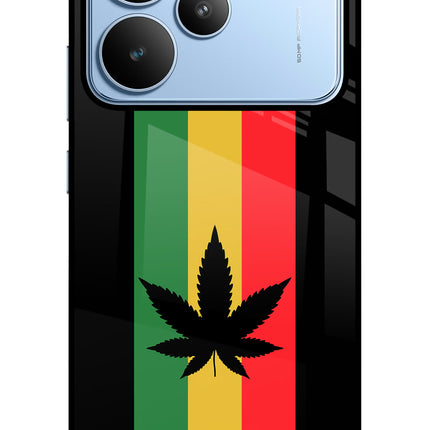Weed Flag Realme P4 Glass Case