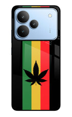 Weed Flag Realme P4 Glass Case