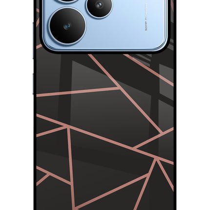 Geometric Pattern Realme P4 Glass Case
