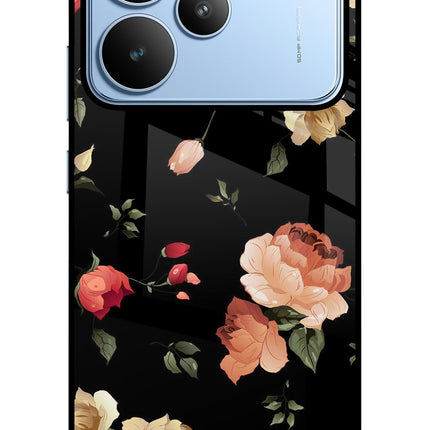 Flowers Realme P4 Glass Case
