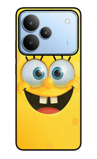Sponge 1 Realme P4 Glass Case Back Cover by Casekaro