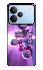 BTS Chibi Realme P4 Glass Case