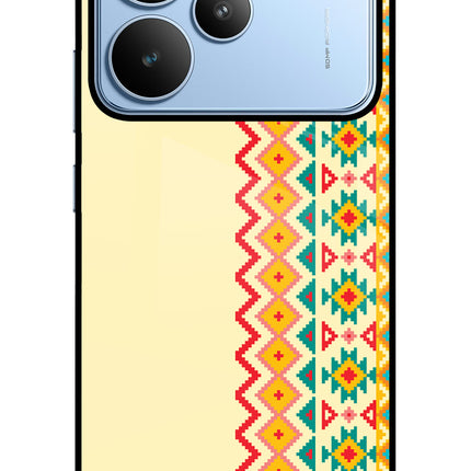 Ethnic Seamless Realme P4 Glass Case