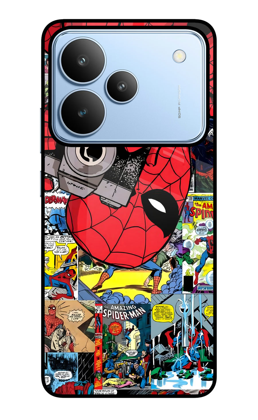 Spider Man Realme P4 Back Cover, Glass case