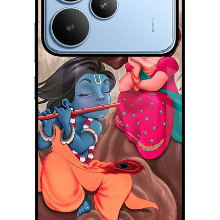 Radhe Krishna Realme P4 Glass Case